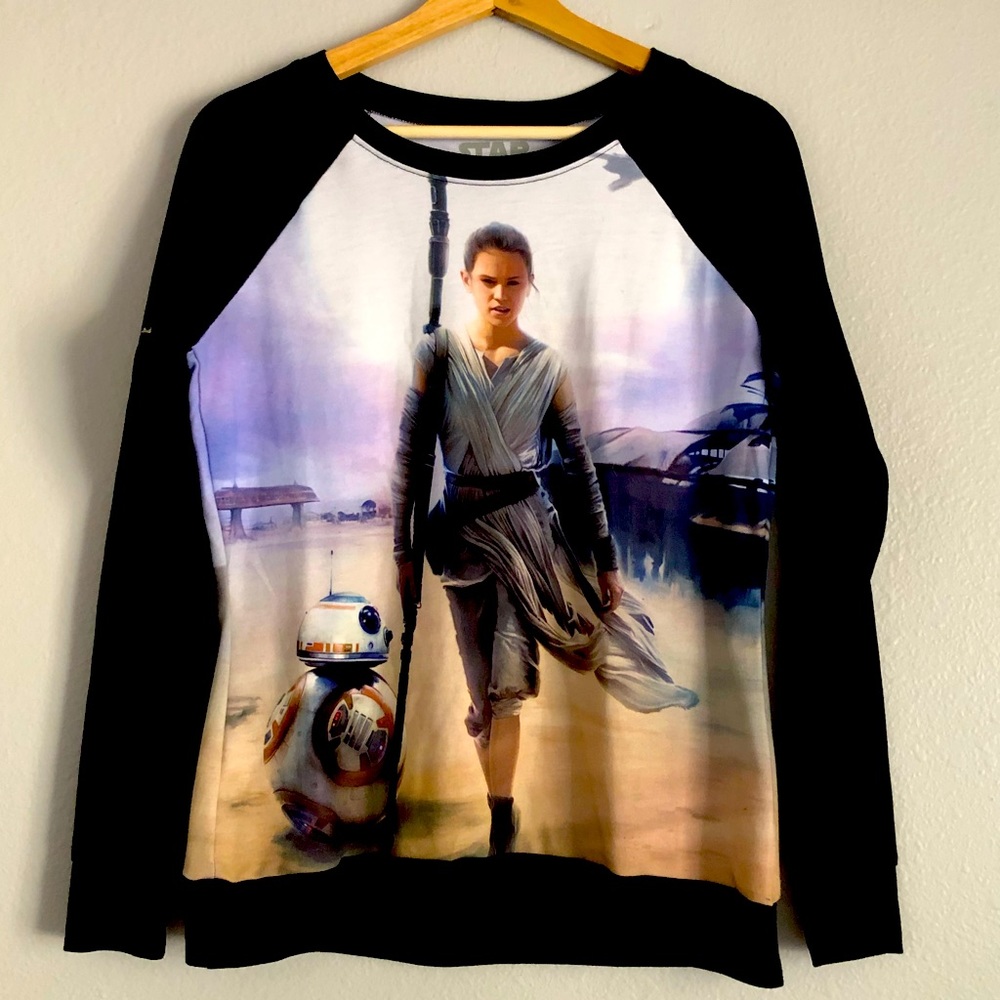 Disney Star Wars Rey light sweatshirt/heavy tee